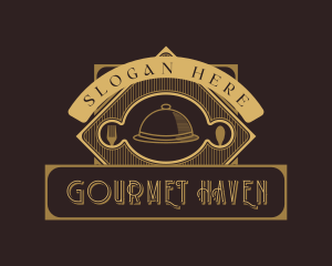 Cloche Cuisine Diner logo design