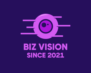 Purple Eye Surveillance logo design