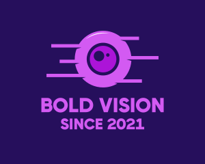 Purple Eye Surveillance logo design