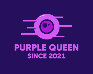 Purple Eye Surveillance logo design