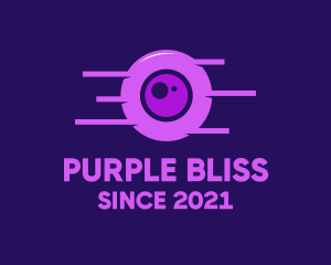 Purple Eye Surveillance logo design