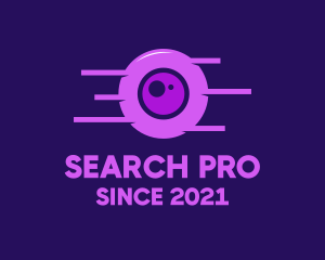 Purple Eye Surveillance logo design