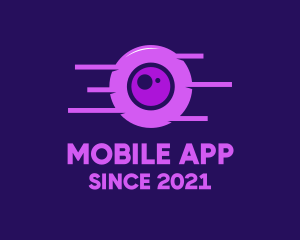 Black Eye - Purple Eye Surveillance logo design