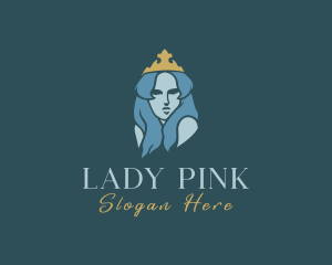 Beauty Crown Lady logo design