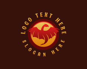 Mythical Dragon Beast logo design