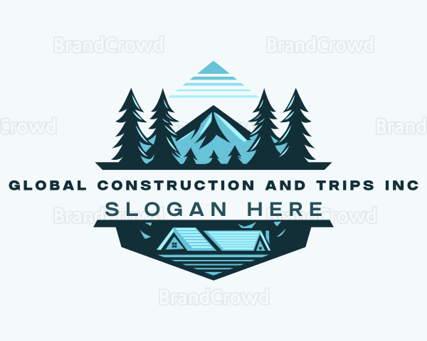Mountain Cabin Roofing Logo
