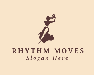 Dancing - Sexy Lady Dancing logo design