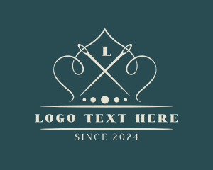 Knitter - Knitting Handmade Tailor logo design