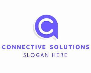 Communication - Communication Chat Letter C logo design