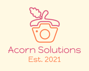 Acorn - Minimalist Acorn Camera logo design