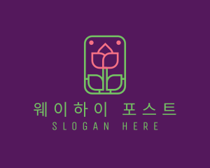 Eco Flower Spa logo design