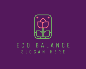 Eco Flower Spa logo design