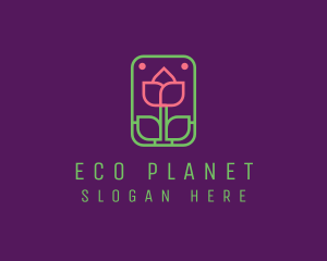 Eco Flower Spa logo design