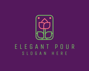 Eco Flower Spa logo design