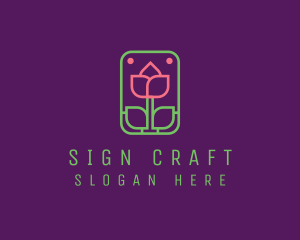 Eco Flower Spa logo design