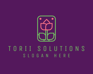 Eco Flower Spa logo design