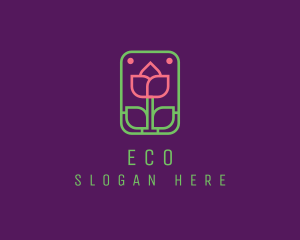 Eco Flower Spa logo design