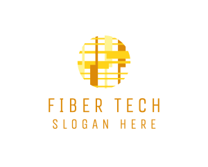 Fiber - Textile Fabric Clothing logo design