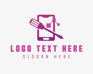 Tempered Glass - Mobile Phone Tech Repair logo design