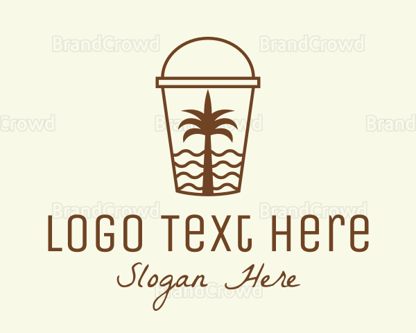 Tropical Beach Smoothie Logo