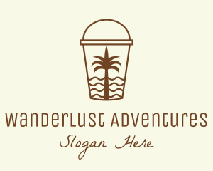 Coffee - Tropical Beach Smoothie logo design