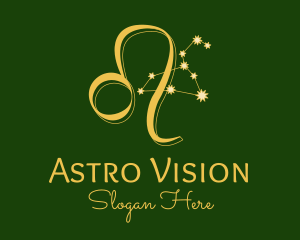 Astral Leo Horoscope  logo design