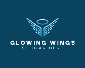 Digital Angel Wing logo design