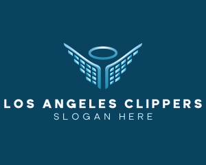 Digital Angel Wing logo design