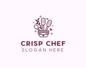 Baking Spatula Spoon  logo design