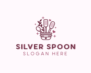 Baking Spatula Spoon  logo design