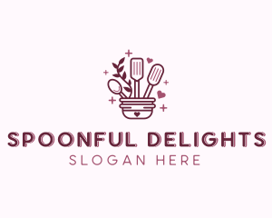 Spoon - Baking Spatula Spoon logo design