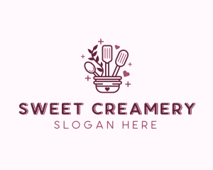 Baking Spatula Spoon  logo design