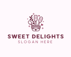 Baking Spatula Spoon  logo design