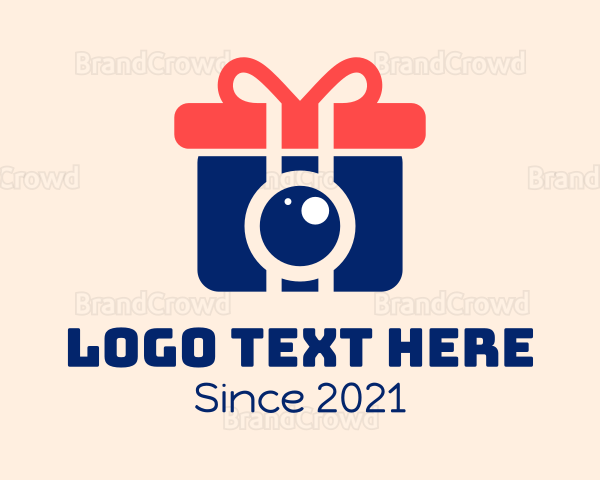 Camera Box Gift Logo