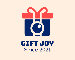 Camera Box Gift  logo design