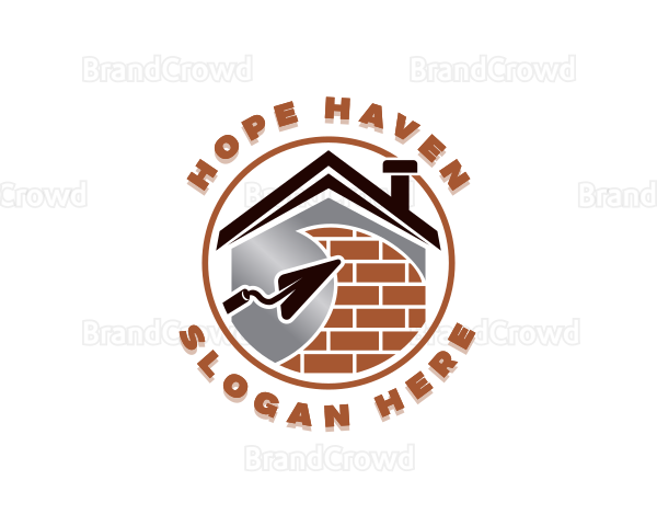 Handyman Brick Builder Logo