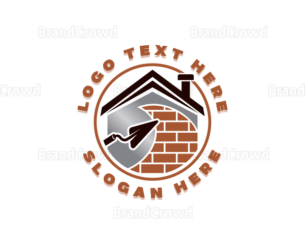 Handyman Brick Builder Logo