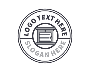 Lock - Storage House Warehouse logo design