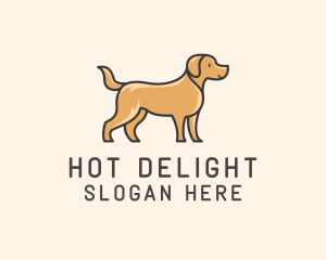 Pet Labrador Dog logo design