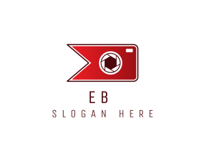 Vlog - Bookmark Phot Camera logo design
