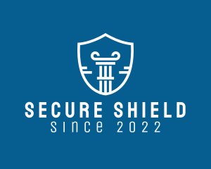 Shield Pillar Security logo design