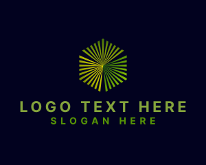 It - Hexagon Cube Tech logo design