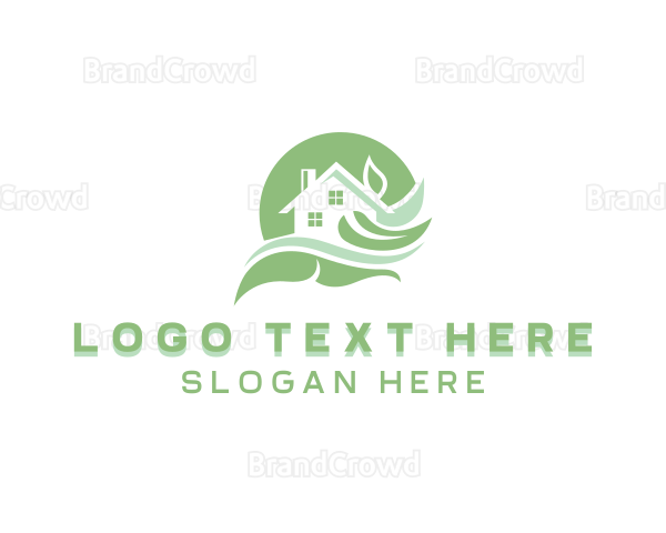 Lawn Garden Landscaping Logo