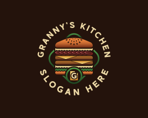 Utah Pastrami Burger logo design