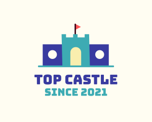 Castle Turret Playground logo design