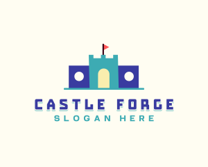 Castle Tower Turret logo design