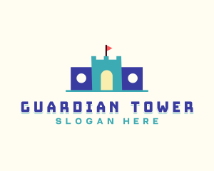 Castle Tower Turret logo design