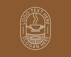 Roasted - Espresso Coffee Cup logo design