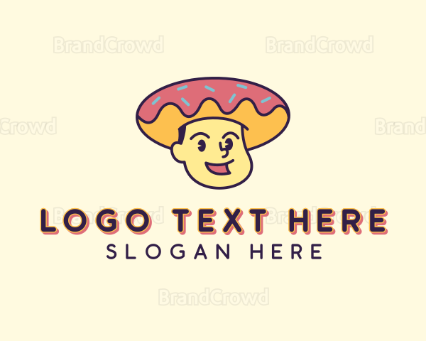 Sweet Donut Man Logo