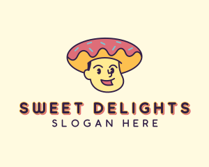 Sweet Donut Man logo design